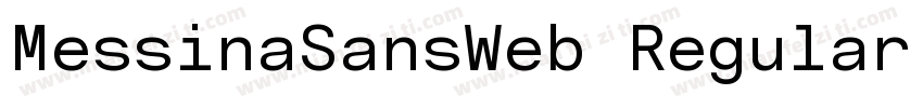 MessinaSansWeb Regular字体转换